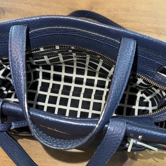 Kate Spade Navy and Cream Satchel - Picture 5 of 15
